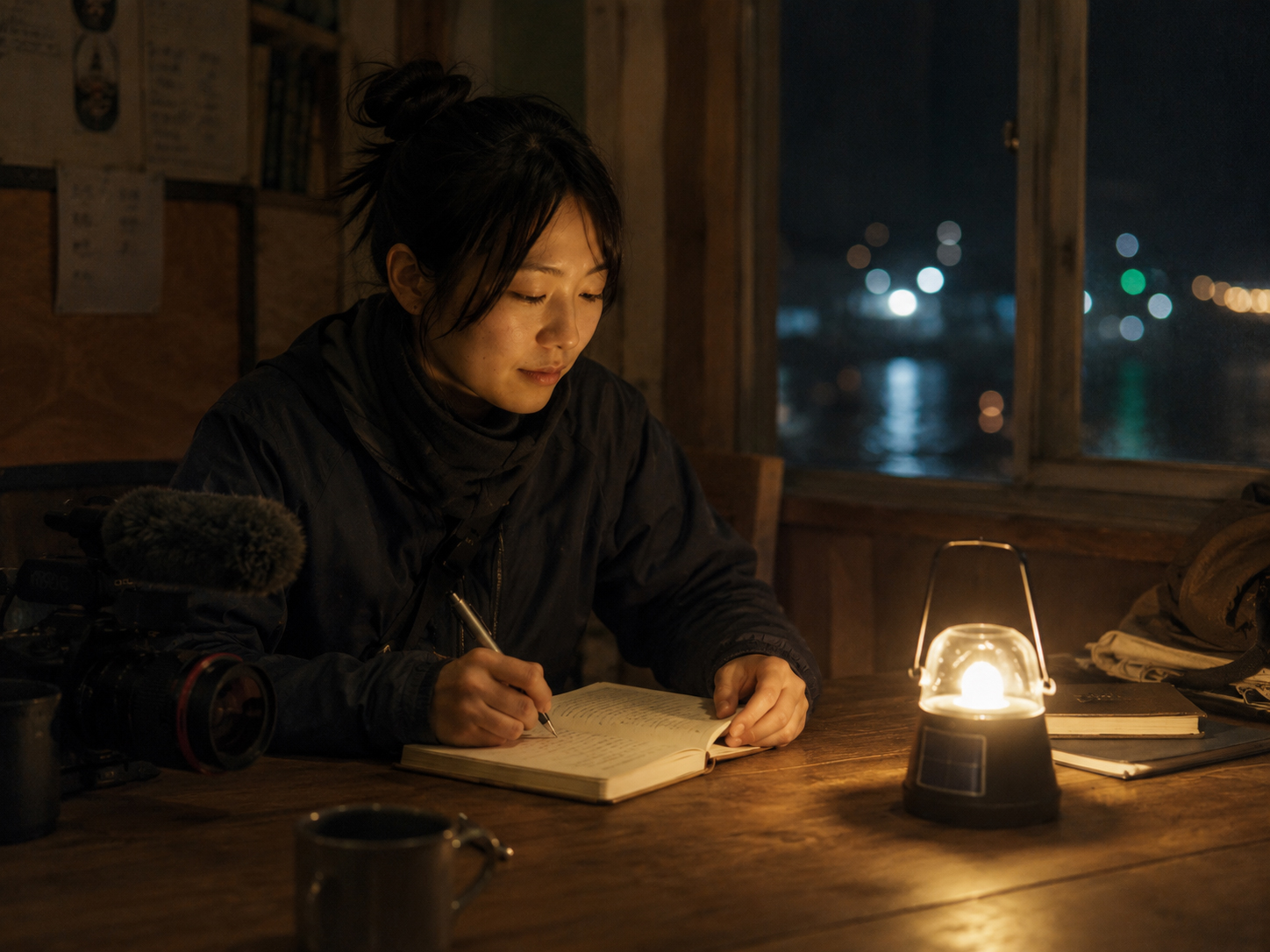 太陽光ランプの下で書かれたアオイからヒロへの手紙