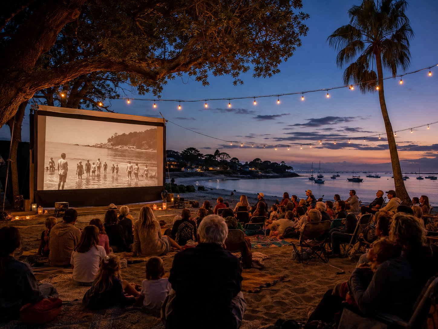 砂浜の記憶を残す地域映画と子どもたち
